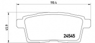 Комплект тормозных колодок BREMBO P 49 041