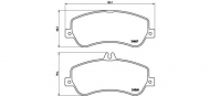 Комплект тормозных колодок BREMBO P 50 086