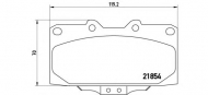 Комплект тормозных колодок BREMBO P 56 034