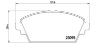 Комплект тормозных колодок BREMBO P 56 044