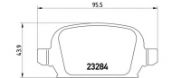 Комплект тормозных колодок BREMBO P 59 037