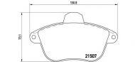 Комплект тормозных колодок BREMBO P 61 048