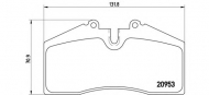 Комплект тормозных колодок BREMBO P 65 005