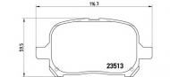 Комплект тормозных колодок BREMBO P 83 040