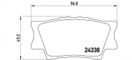 Комплект тормозных колодок BREMBO P 83 089