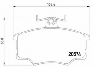 Комплект тормозных колодок BREMBO P 85 010