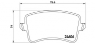 Комплект тормозных колодок BREMBO P 85 100