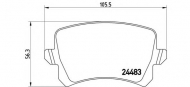 Комплект тормозных колодок BREMBO P 85 109
