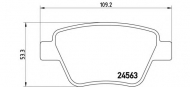 Комплект тормозных колодок BREMBO P 85 114
