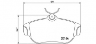 Комплект тормозных колодок BREMBO P 86 007