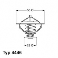Термостат WAHLER 4446.83D