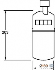Осушитель HELLA 8FT 351 335-041