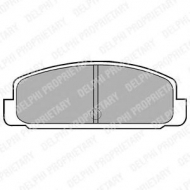Комплект тормозных колодок DELPHI LP401