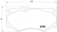 Комплект тормозных колодок HELLA 8DB 355 006-061