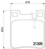 Комплект тормозных колодок HELLA 8DB 355 007-581
