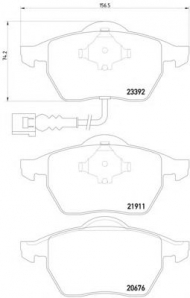 Комплект тормозных колодок HELLA 8DB 355 008-471
