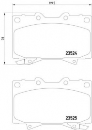 Комплект тормозных колодок HELLA 8DB 355 009-371