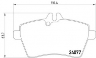 Комплект тормозных колодок HELLA 8DB 355 011-381