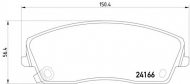 Комплект тормозных колодок HELLA 8DB 355 011-901