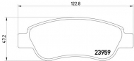 Комплект тормозных колодок HELLA 8DB 355 012-141