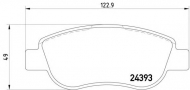 Комплект тормозных колодок HELLA 8DB 355 012-631