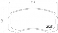 Комплект тормозных колодок HELLA 8DB 355 013-071