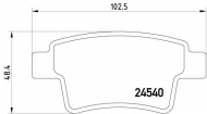 Комплект тормозных колодок HELLA 8DB 355 013-361