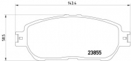 Комплект тормозных колодок HELLA 8DB 355 014-441