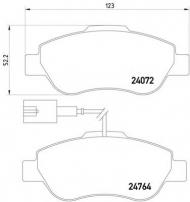 Комплект тормозных колодок HELLA 8DB 355 014-471