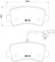 Комплект тормозных колодок HELLA 8DB 355 015-301