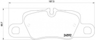 Комплект тормозных колодок HELLA 8DB 355 015-581