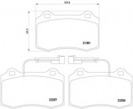 Комплект тормозных колодок HELLA 8DB 355 018-421