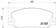Комплект тормозных колодок HELLA 8DB 355 019-061