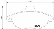 Комплект тормозных колодок HELLA 8DB 355 019-251
