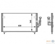 Конденсатор BEHR HELLA SERVICE 8FC 351 024-151