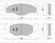 Комплект тормозных колодок METELLI 22-0045-0