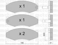 Комплект тормозных колодок METELLI 22-0066-1