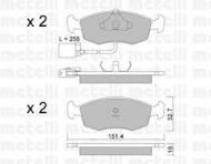 Комплект тормозных колодок METELLI 22-0094-1