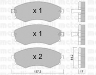Комплект тормозных колодок METELLI 22-0188-0