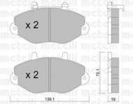 Комплект тормозных колодок METELLI 22-0195-1