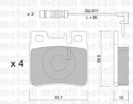 Комплект тормозных колодок METELLI 22-0203-0K