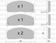 Комплект тормозных колодок METELLI 22-0232-1