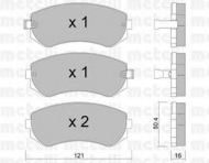 Комплект тормозных колодок METELLI 22-0304-0