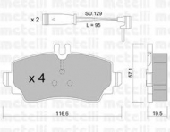 Комплект тормозных колодок METELLI 22-0310-1K