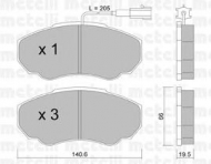 Комплект тормозных колодок METELLI 22-0325-0