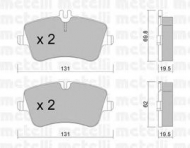 Комплект тормозных колодок METELLI 22-0342-0