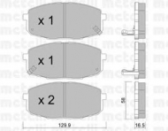 Комплект тормозных колодок METELLI 22-0513-0