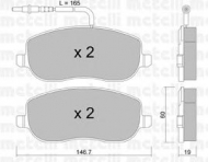 Комплект тормозных колодок METELLI 22-0530-2