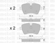 Комплект тормозных колодок METELLI 22-0768-0