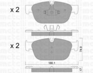 Комплект тормозных колодок METELLI 22-0854-0